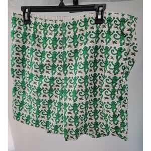 Roberta Roller Rabbit Green and White Swim Trunks